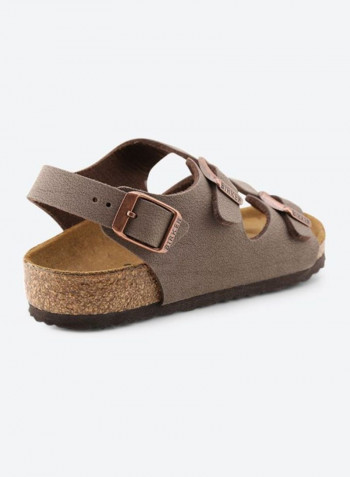 Roma Acrylic Blend Casual Sandals Brown