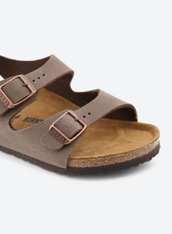 Roma Acrylic Blend Casual Sandals Brown