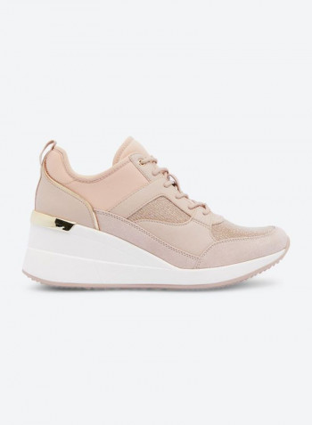 Women's Thrundra Lace Up Sneakers Light Pink