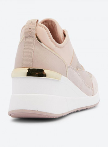 Women's Thrundra Lace Up Sneakers Light Pink