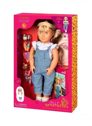 Deluxe Lorelei Fashion Doll Set BD31112ATZ 18inch