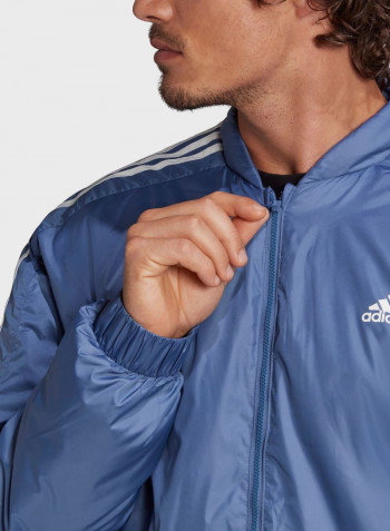 Essential Insulated Bomber Jacket Blue