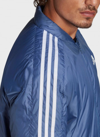 Essential Insulated Bomber Jacket Blue