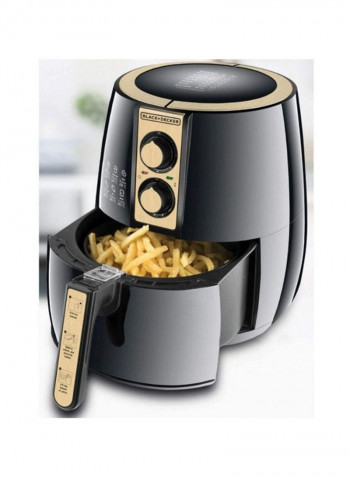 Air Fryer 4 Liter AerOfry with Rapid Air Convection Technology 4 l 1500 W AF300-B5 Black/Gold