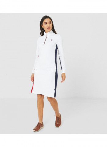 Run-Run Cozy Dress White