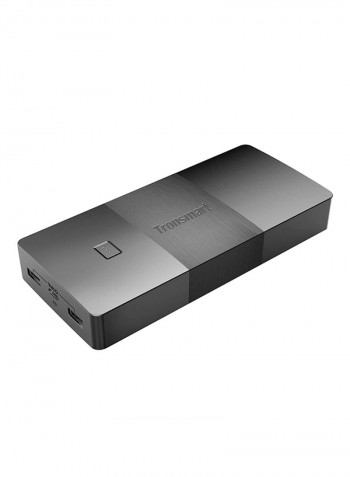 20100 mAh Brio Power Bank Black