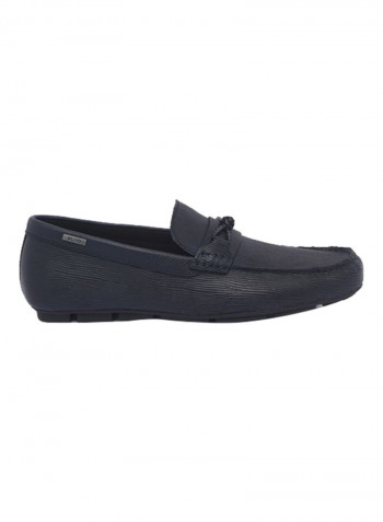 Knot Detail Loafers Blue