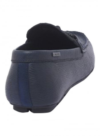 Knot Detail Loafers Blue