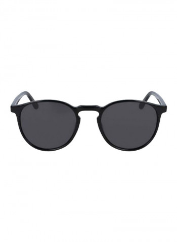 Men's Full Rimmed Round Frame Sunglasses - Lens Size: 53 mm