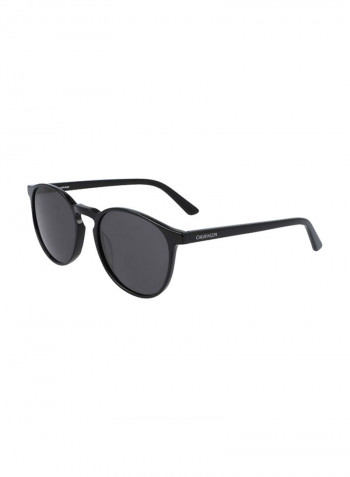 Men's Full Rimmed Round Frame Sunglasses - Lens Size: 53 mm