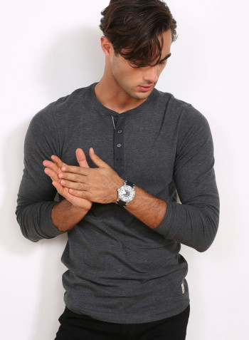 Men's Stainless Steel Analog Watch 93271M
