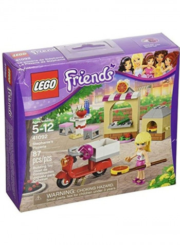 87-Piece Friends Stephanie's Pizzeria Building Kit