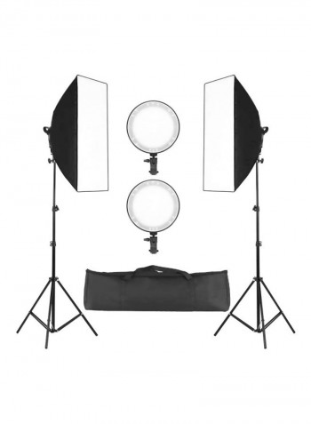 LED Professinal Photography Light Set Black/White