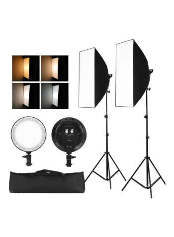 LED Professinal Photography Light Set Black/White