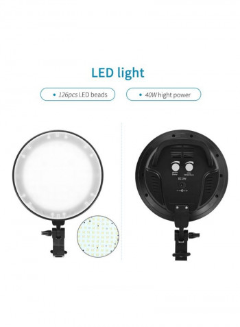 LED Professinal Photography Light Set Black/White
