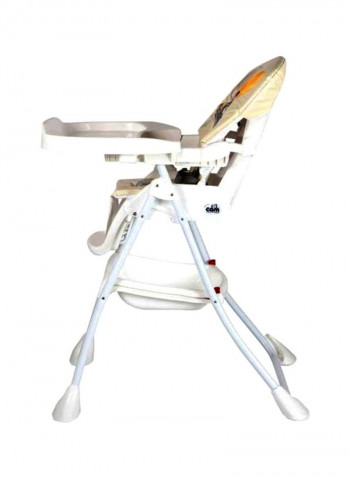 Mini Plus Printed Bear High Chair - Brown/White