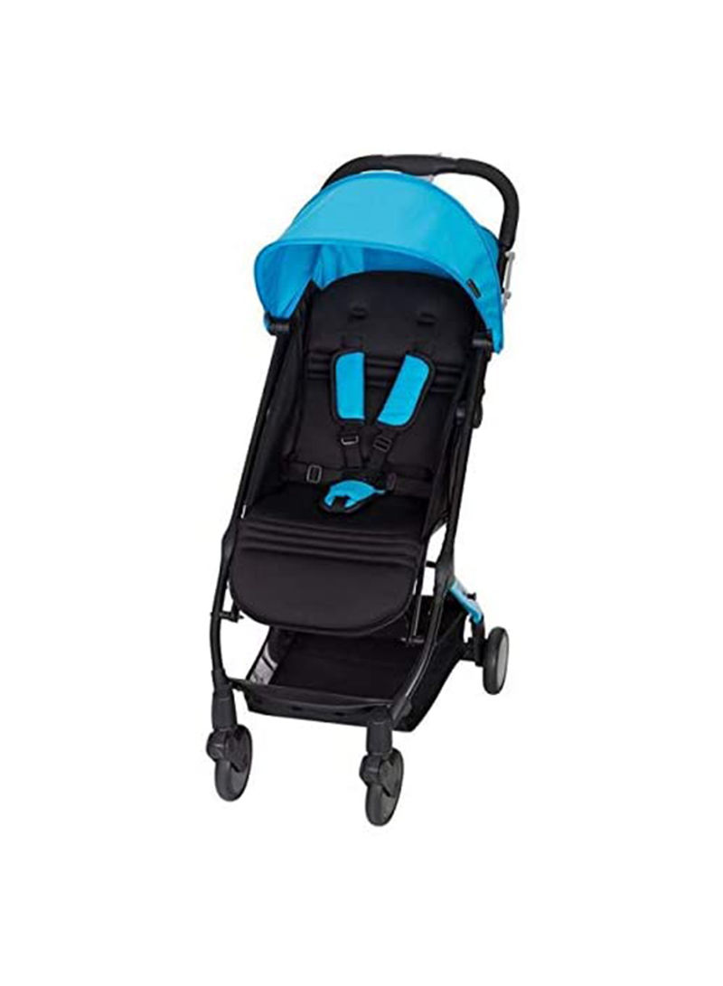 Tri Fold Mini Baby Single Stroller - Malibu Blue