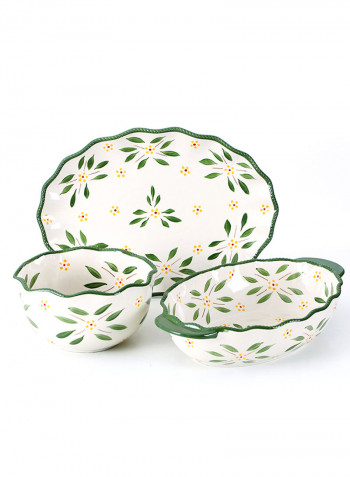 3-Piece Old World Side Series Set green