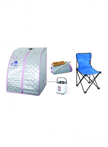 Portable Sauna Set With Chair Multicolour