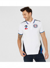 Stylish Collared Neck Polo White