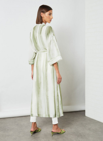 Tie-Dye Kimono Pastel Green