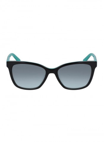Women's Full-Rimmed Rectangular Sunglasses - Lens Size: 55 mm