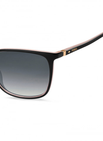 Women's Square Frame Sunglasses - Lens Size: 55 mm