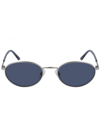 Men's Full Rimmed Oval Frame Sunglasses - Lens Size: 54 mm