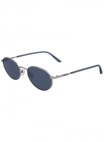 Men's Full Rimmed Oval Frame Sunglasses - Lens Size: 54 mm