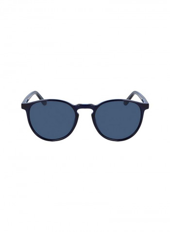 Men's Full Rimmed Round Frame Sunglasses - Lens Size: 53 mm
