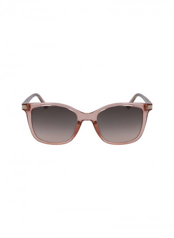 Women's Full Rimmed Square Frame Sunglasses - Lens Size: 54 mm