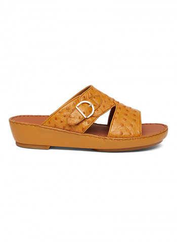 Textured Arabic Sandal Beige