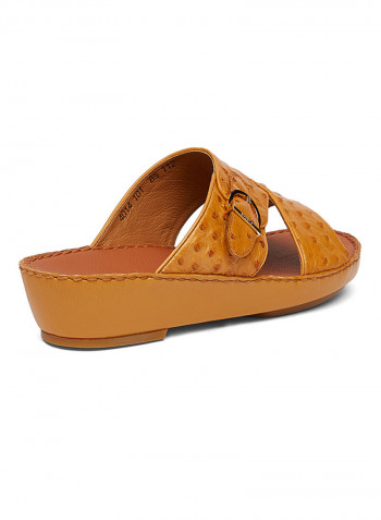 Textured Arabic Sandal Beige
