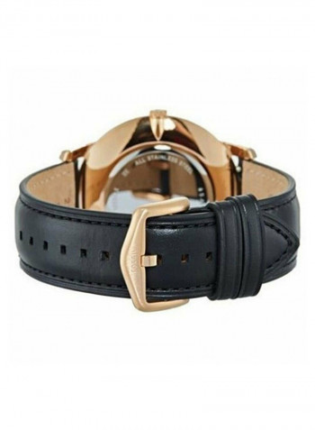 Men's Leather Analog Wrist Watch FS5376