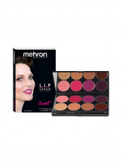 Highly Pigmented Semi-Matte Lip Cream Palette Multicolour