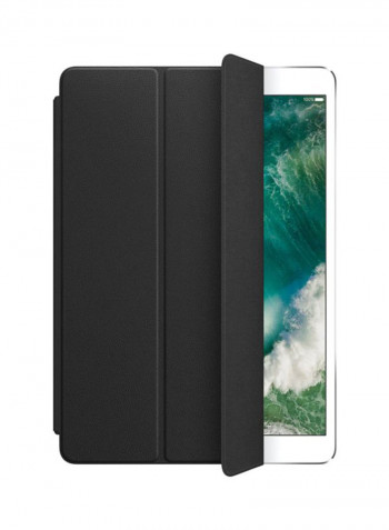 Leather Smart Cover For iPad Pro 10.5-inch 0.39x10.1x7.49inch Black