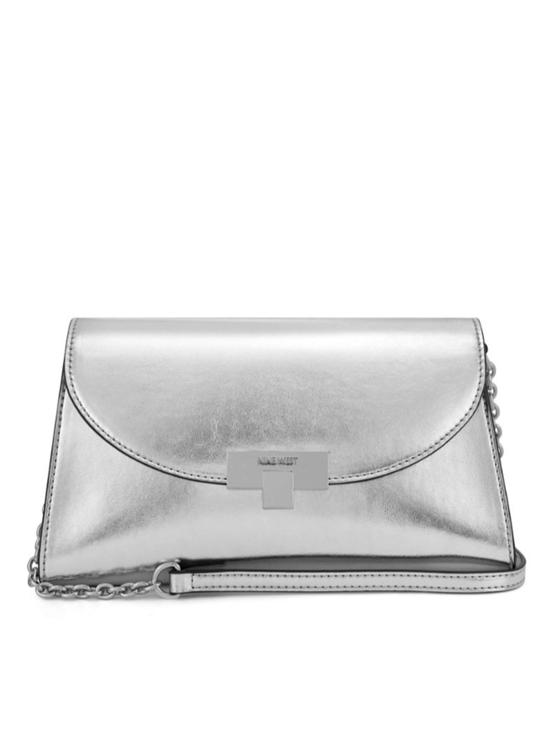 Stylish And Durable Layne Clutch Silver