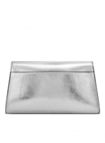 Stylish And Durable Layne Clutch Silver