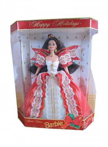 1997 Special Edition 10Th Anniversary Happy Holidays Doll