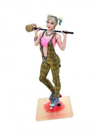 Birds Of Prey Harley Quinn PVC Figure 11 x 7 x 6inch