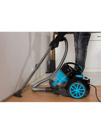 Canister Vacuum Cleaner With Bagless And Multicyclonic Technology VM2080-B5 Grey/Black/Blue