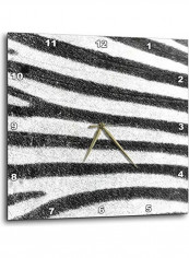 Zebra Horizontal Printed Wall Clock Multicolour 10x10inch