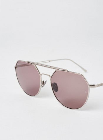 Full Rim Metal Oval Sunglasses - Lens Size: 54 mm