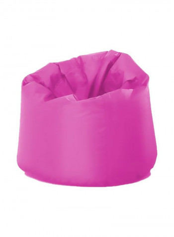 Leather Bean Bag Pink