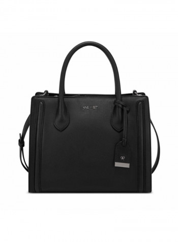 Stylish And Durable Aidenne Satchel أسود