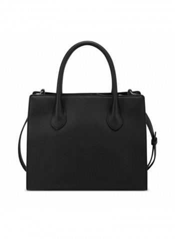Stylish And Durable Aidenne Satchel أسود