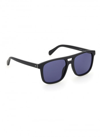 Men's Square Frame Sunglasses - Lens Size: 54 mm