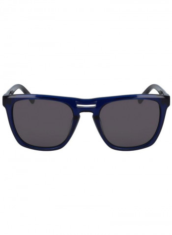 Men's Full Rimmed Modified Square Frame Sunglasses - Lens Size: 54 mm