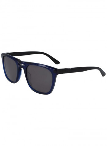 Men's Full Rimmed Modified Square Frame Sunglasses - Lens Size: 54 mm