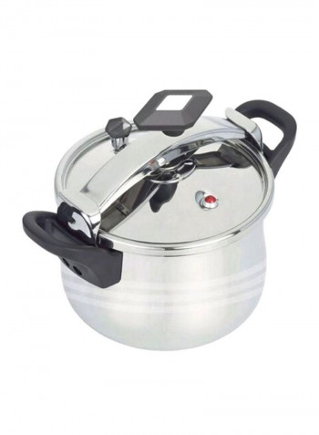 Stainless Steel Pressure Cooker Silver/Black 18L